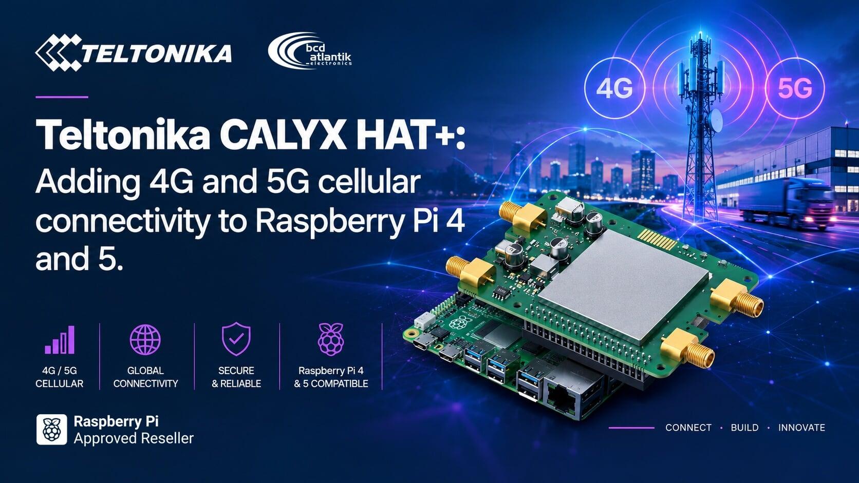 Adding 4G and 5G cellular connectivity to Raspberry Pi 4 and 5
